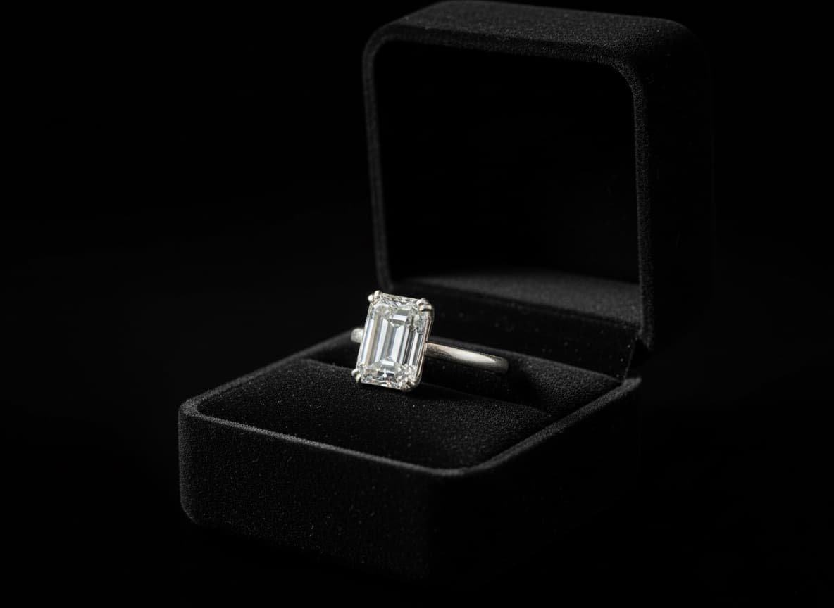 Professional product shot of the same ring
