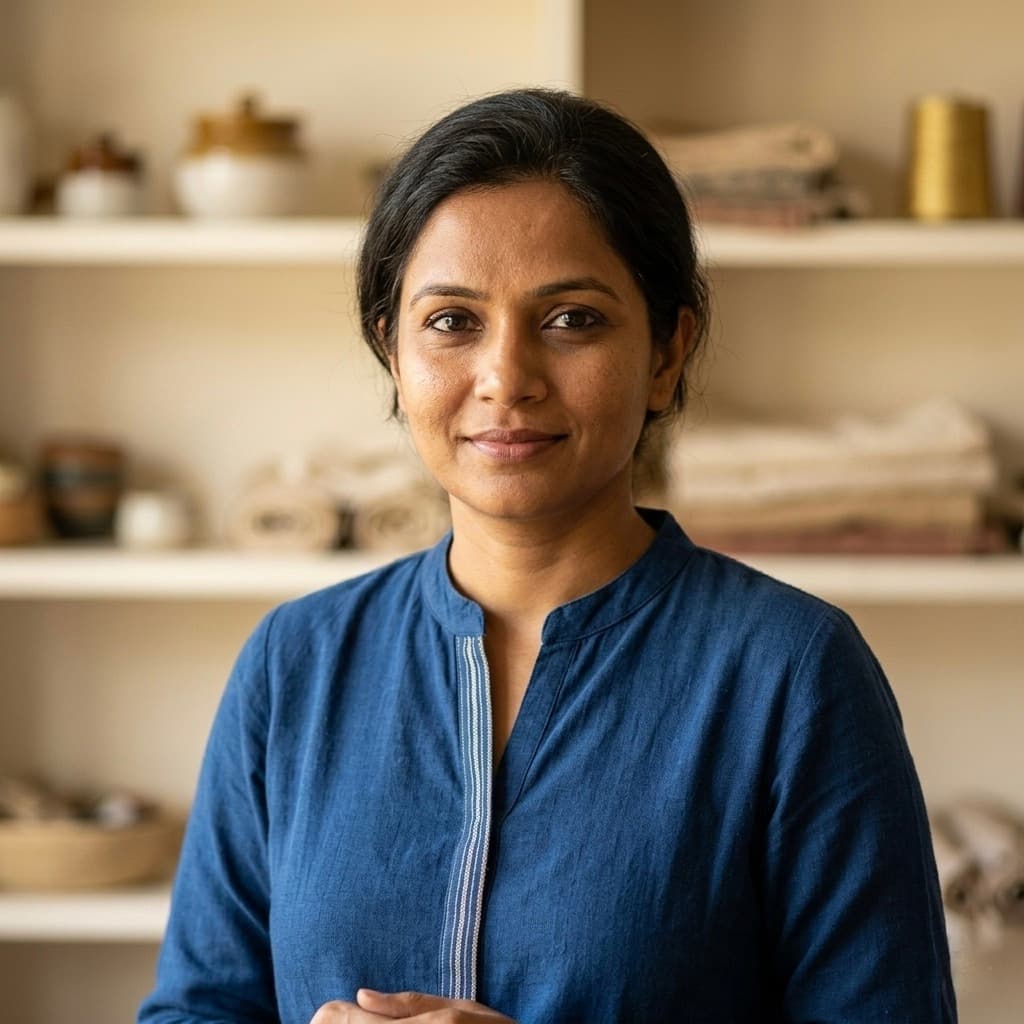 Client relaxed, phone in hand, reviewing their project portal